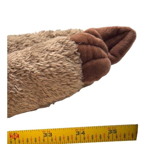 Vintage Hugfun Plush Sloth Stuffed Animal Toy Brown Tan Soft & Cuddly Large 24" - Picture 10 of 10